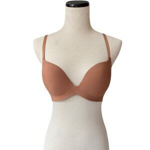 Tan Brown Bottoms Brown size 34C bra excellent condition NWOT